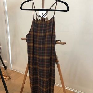 Plaid midi dress from Urban Outfitters